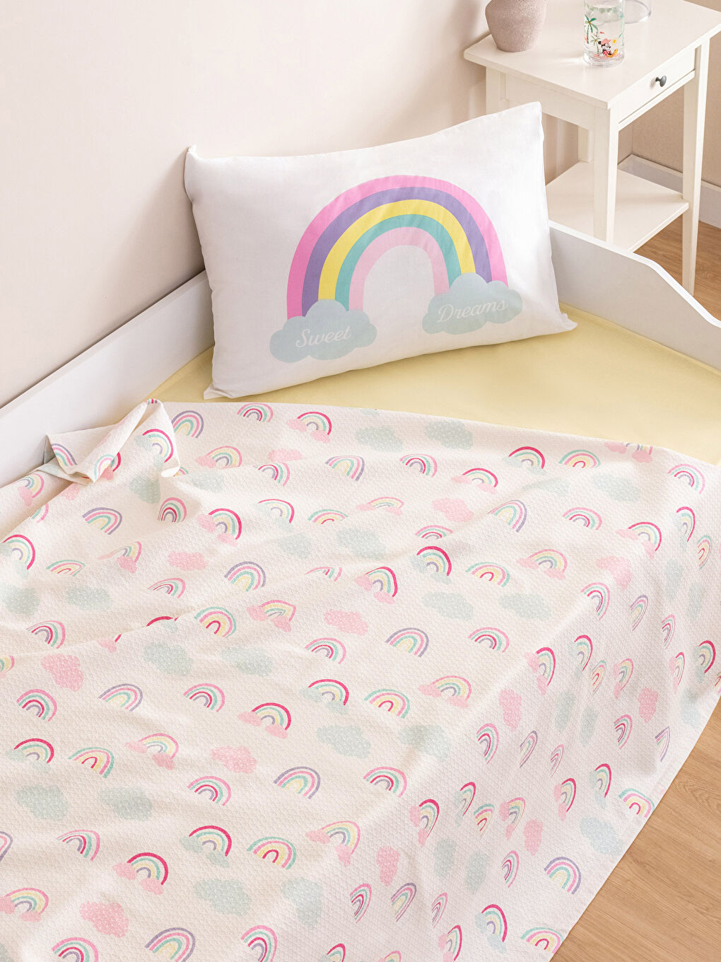 Karışık Baskılı Pamuklu Çocuk Pike Takımı-1