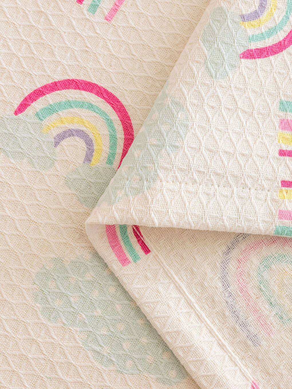 Karışık Baskılı Pamuklu Çocuk Pike Takımı-5