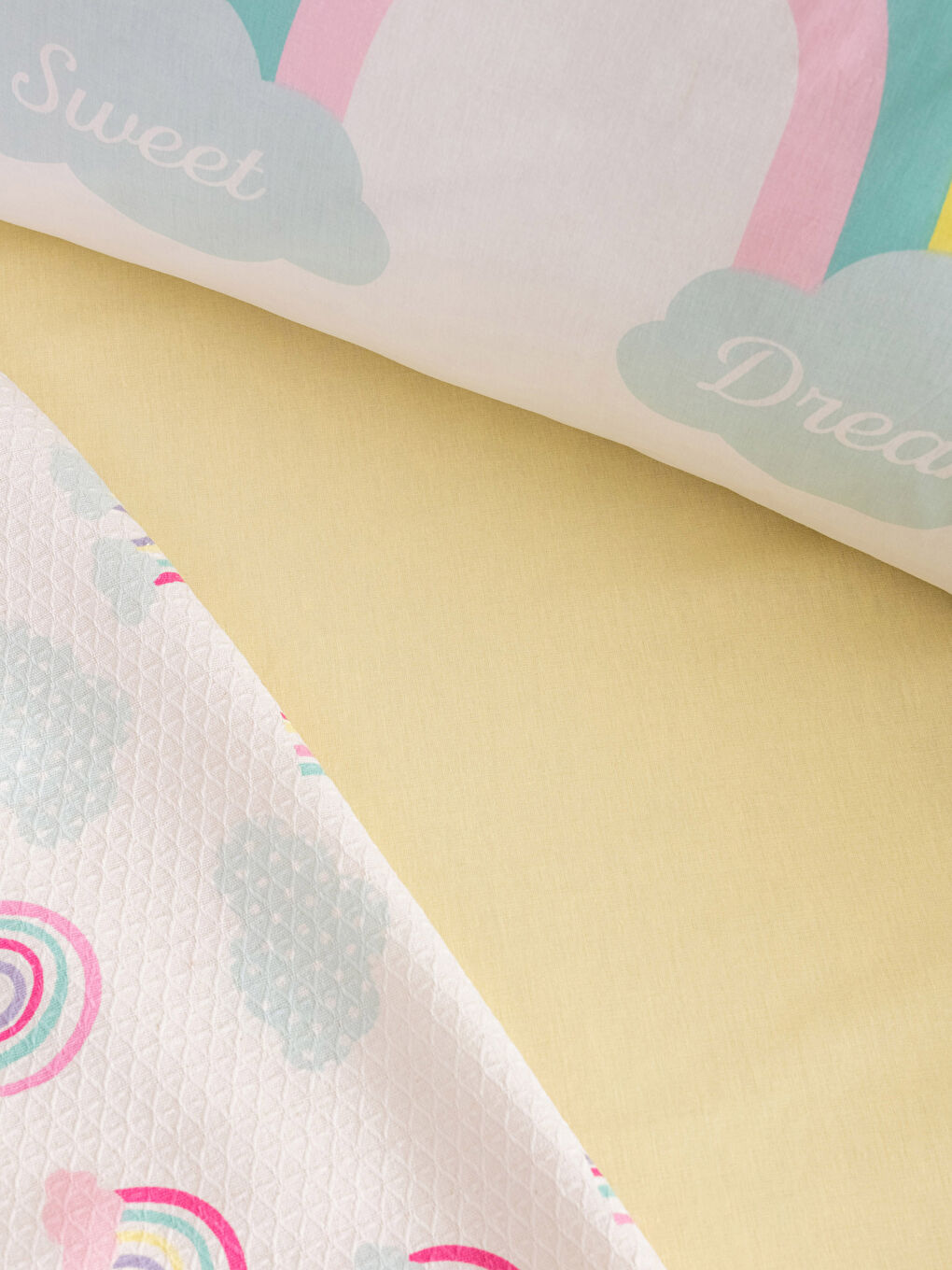 Karışık Baskılı Pamuklu Çocuk Pike Takımı-6