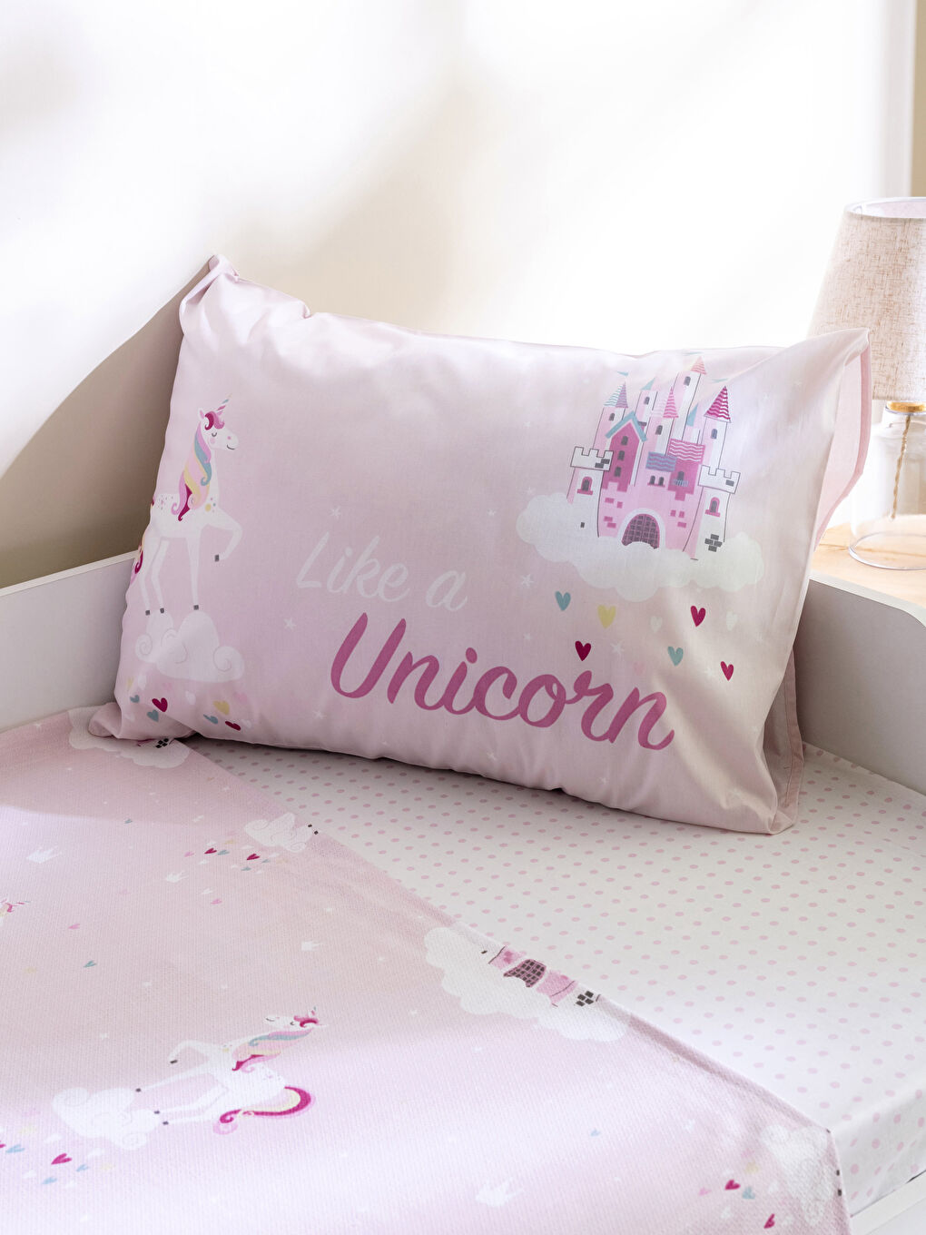 Baskılı Pamuklu Kız Çocuk Pike Takımı-2