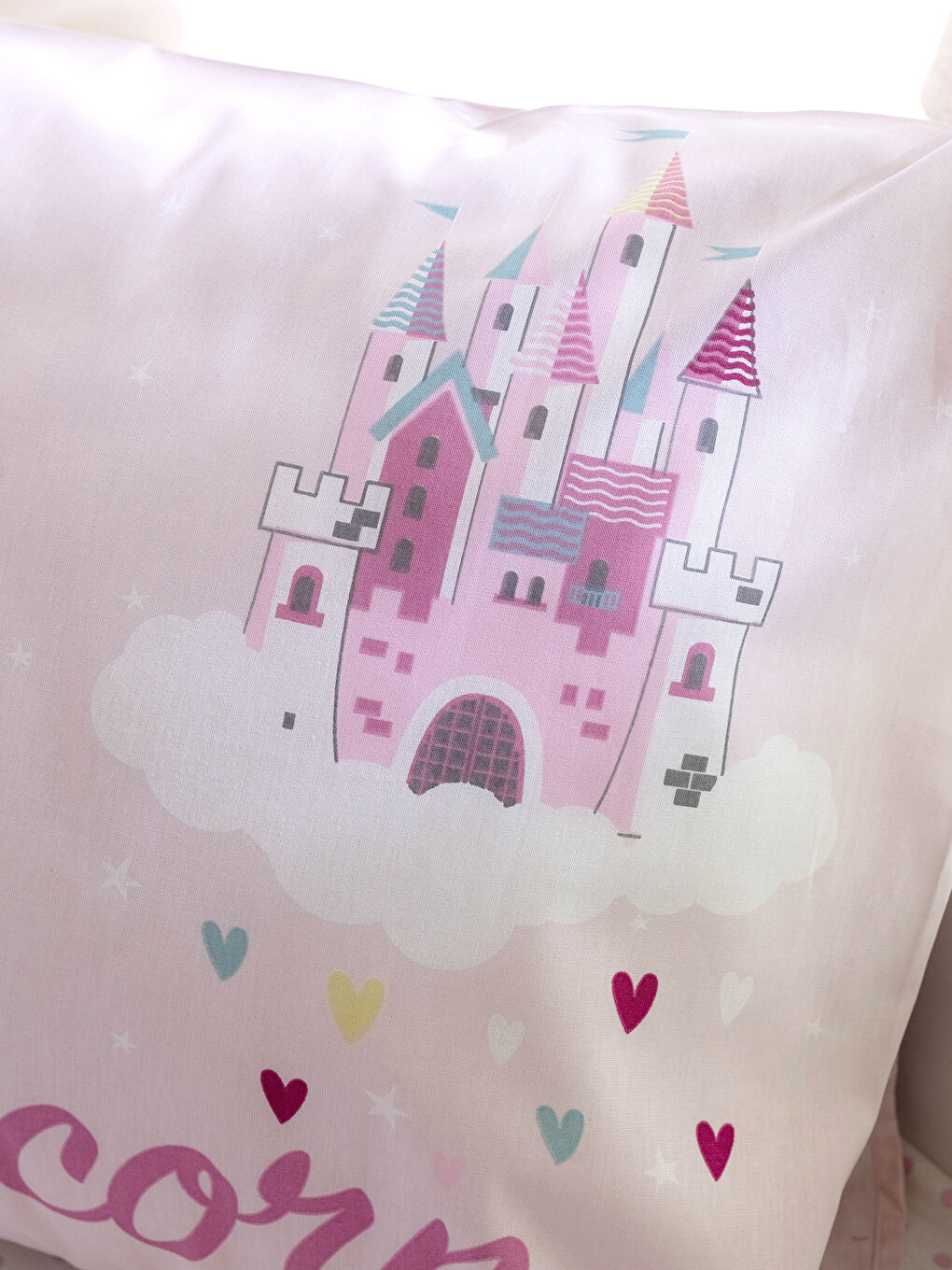 Baskılı Pamuklu Kız Çocuk Pike Takımı-3