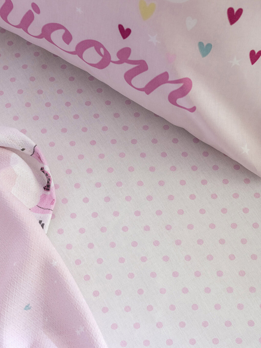 Baskılı Pamuklu Kız Çocuk Pike Takımı-5