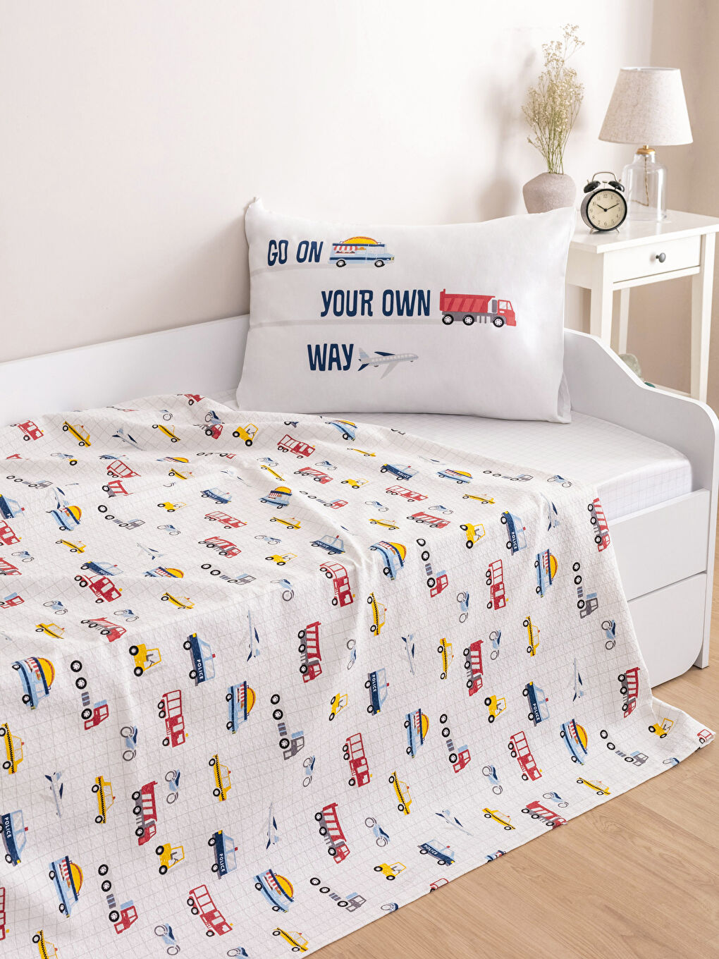 Printed Cotton Kids Pique Set