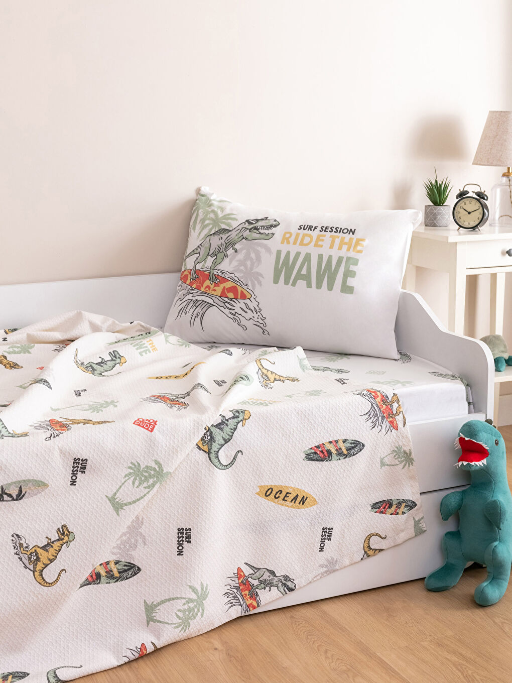 طقم بيكيه أطفال قطن مطبوع