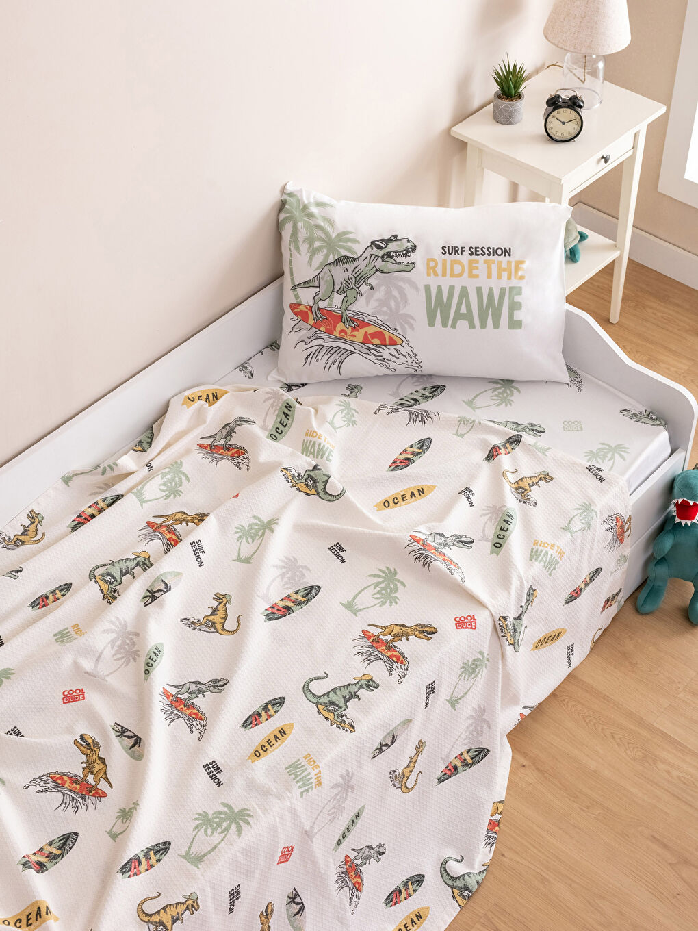 طقم بيكيه أطفال قطن مطبوع-1