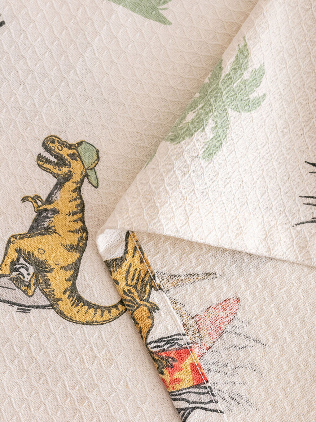 طقم بيكيه أطفال قطن مطبوع-5