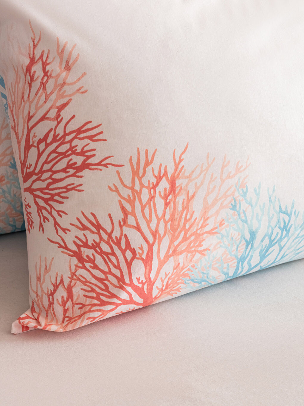 Karışık Yaprak Desenli Çift Kişilik Pike Seti-3