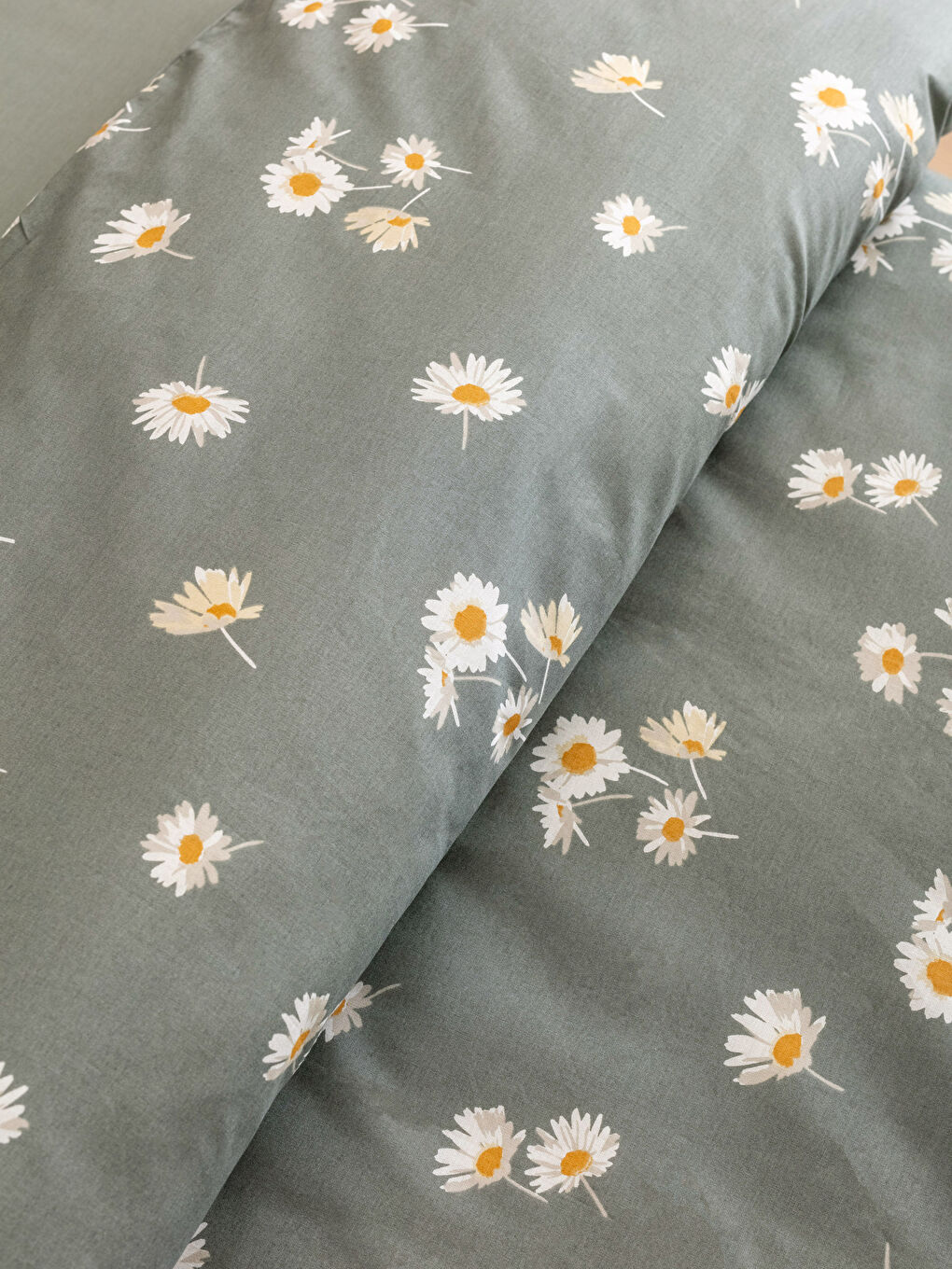 Floral Patterned Cotton Single Duvet Cover Set -S2J541Z8-F9C