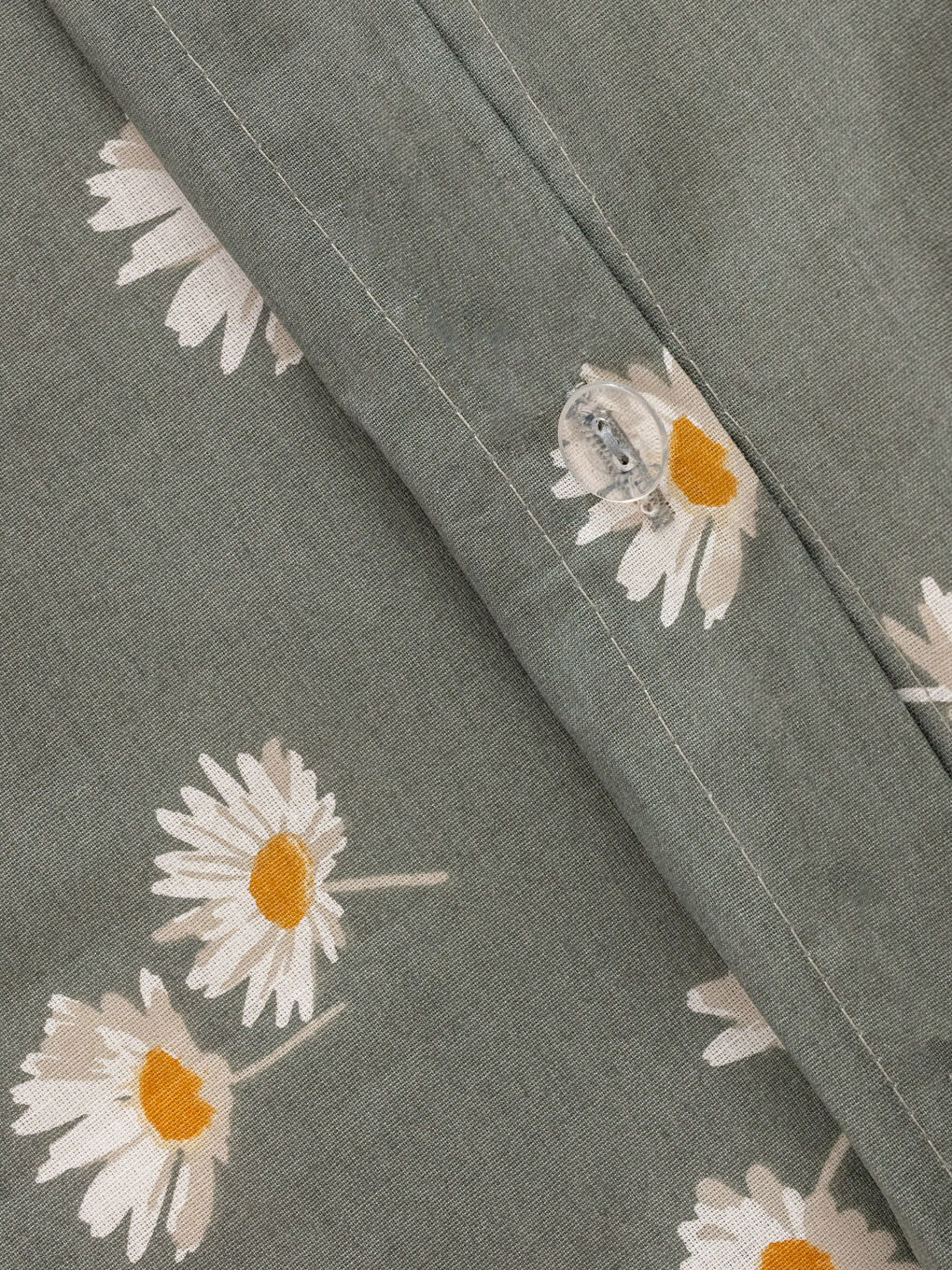 Floral Patterned Cotton Single Duvet Cover Set -S2J541Z8-F9C