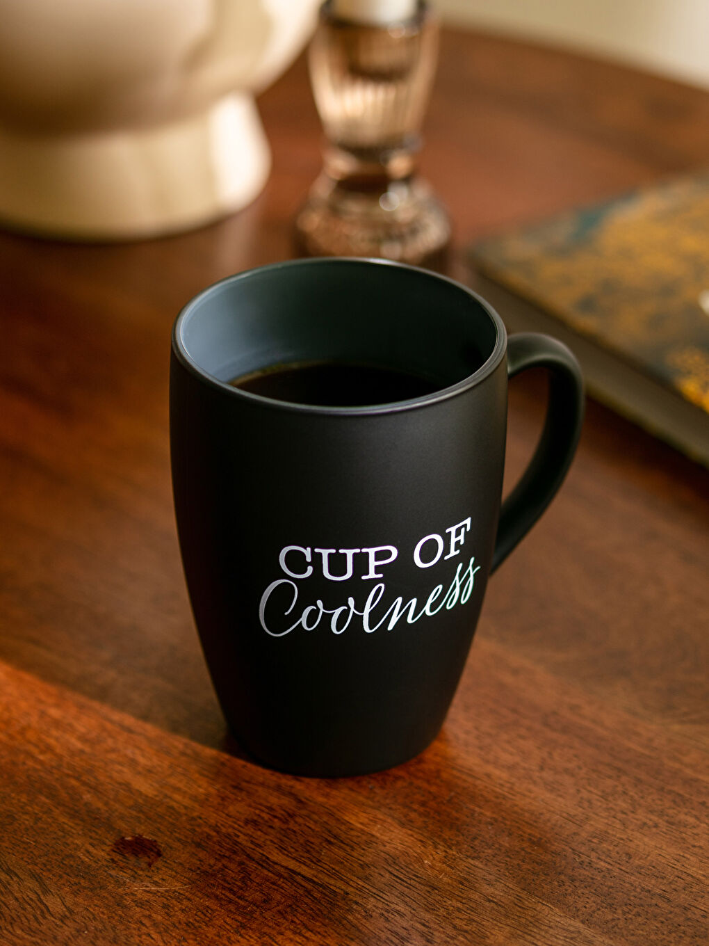 Text Printed Glass Mug Cup 365 Ml-2