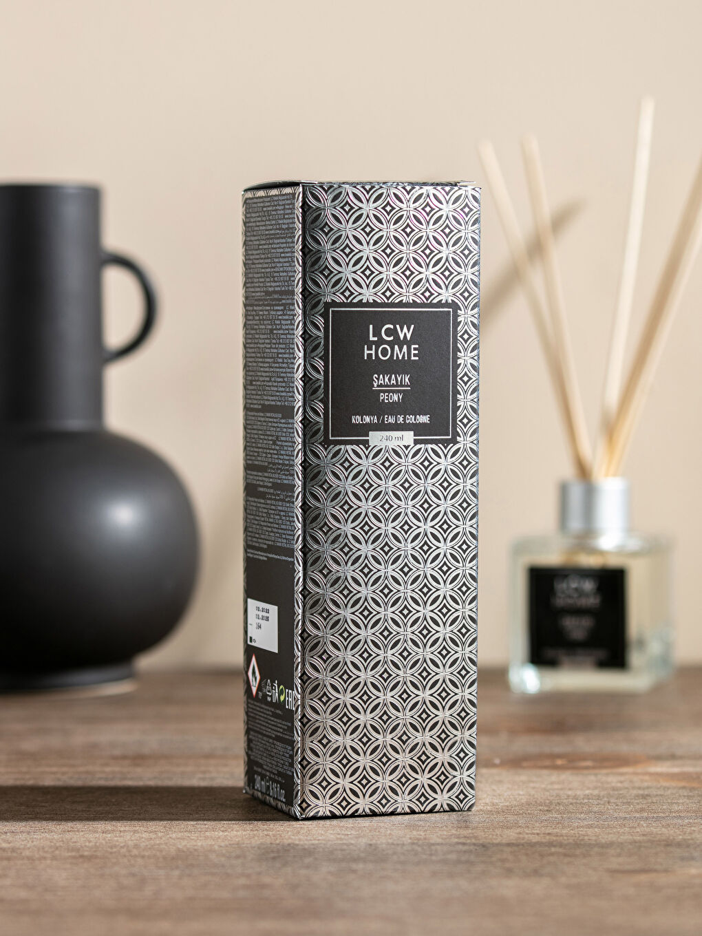 Şakayık Kokulu Cam Şişe Kolonya 240 ml-2