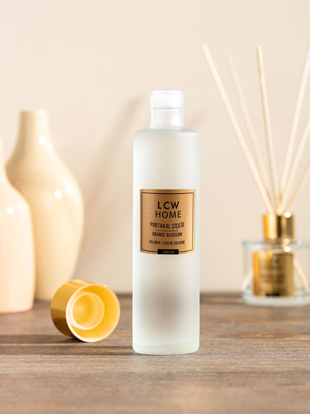 Portakal Çiçeği Kokulu Cam Şişe Kolonya 180 ml