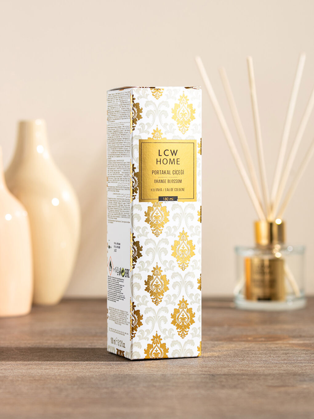 Portakal Çiçeği Kokulu Cam Şişe Kolonya 180 ml-2