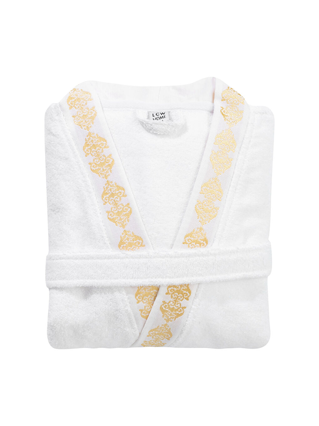 V-Neck Embroidered Women's Bathrobe-4