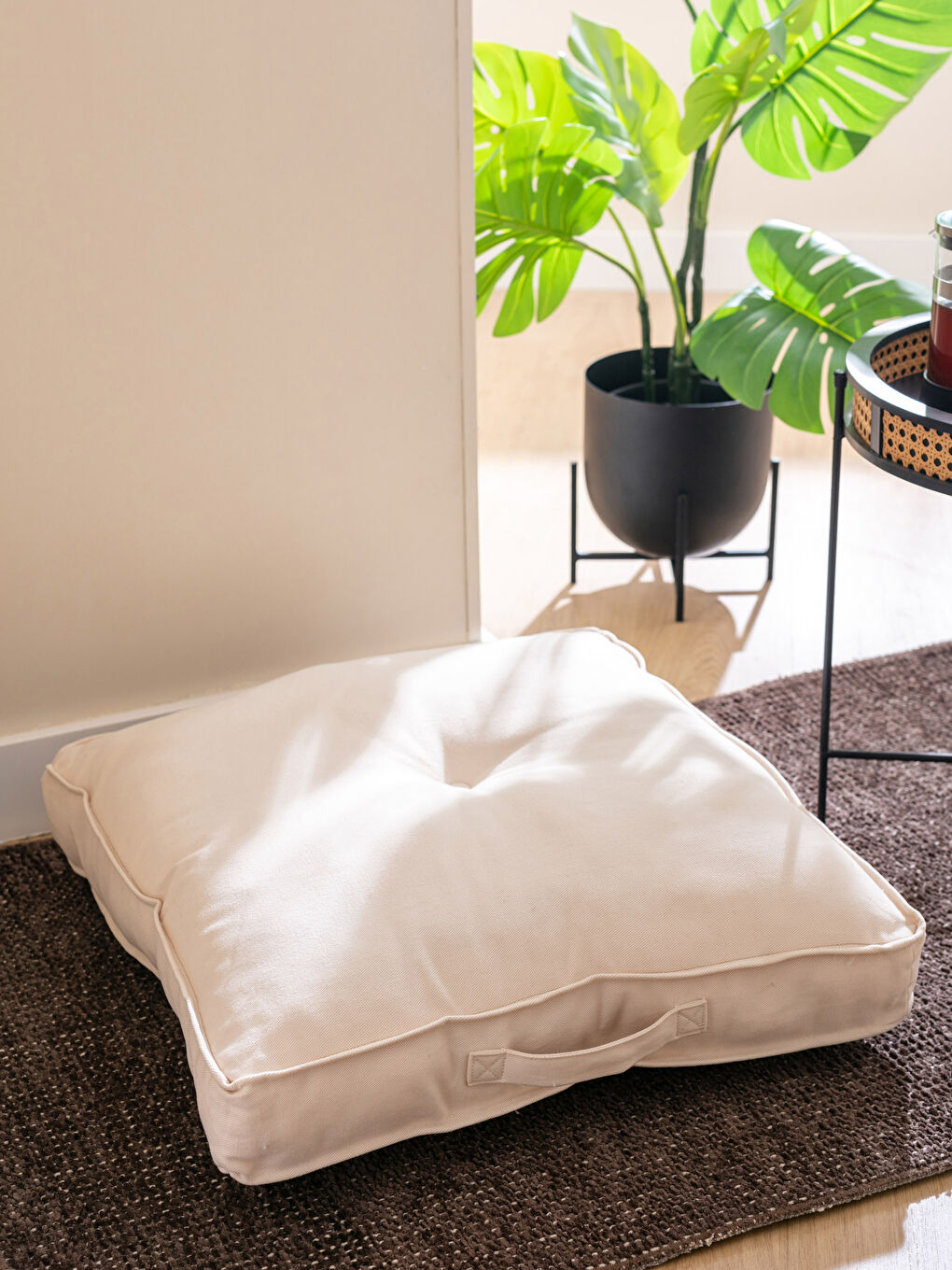LCW HOME Button Detailed Cushion 55x55 Cm -S2JM11Z8-S23