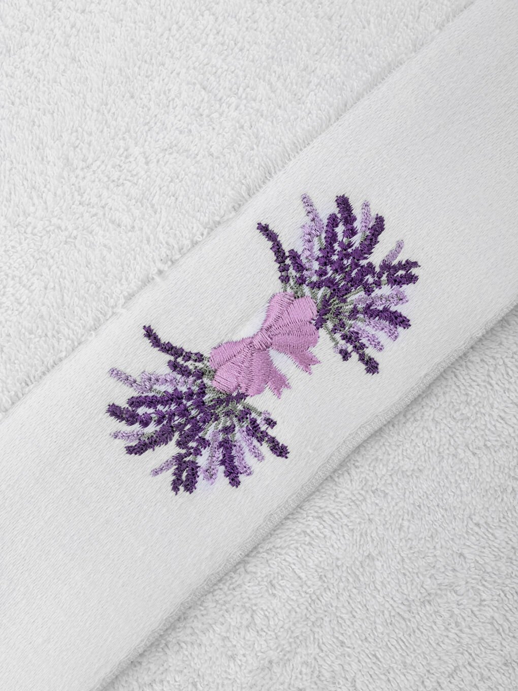 Embroidered Cotton Face Towel 50x80 cm-2