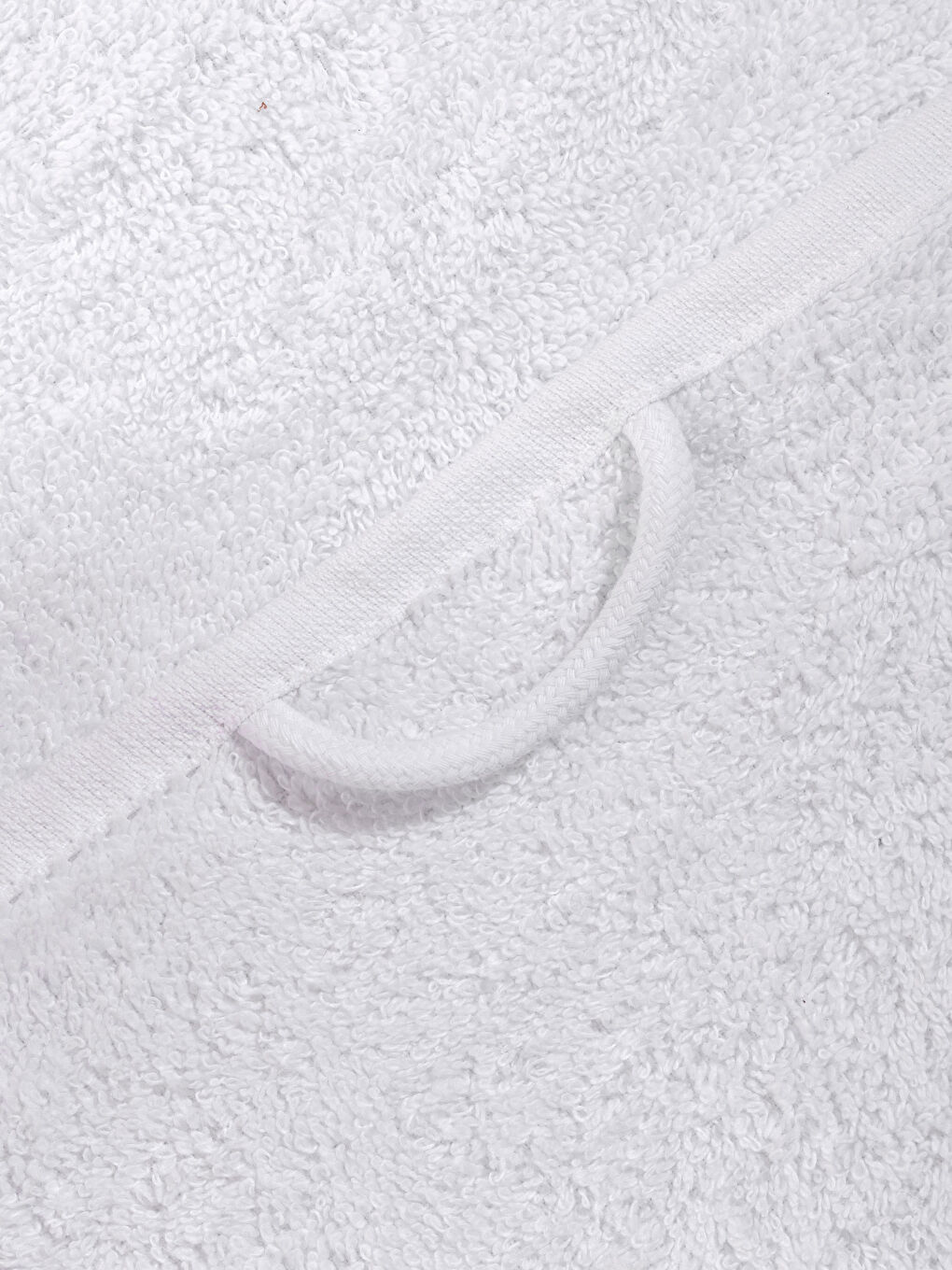 Beyaz Nakışlı Pamuklu El Havlusu 30x50 cm-3