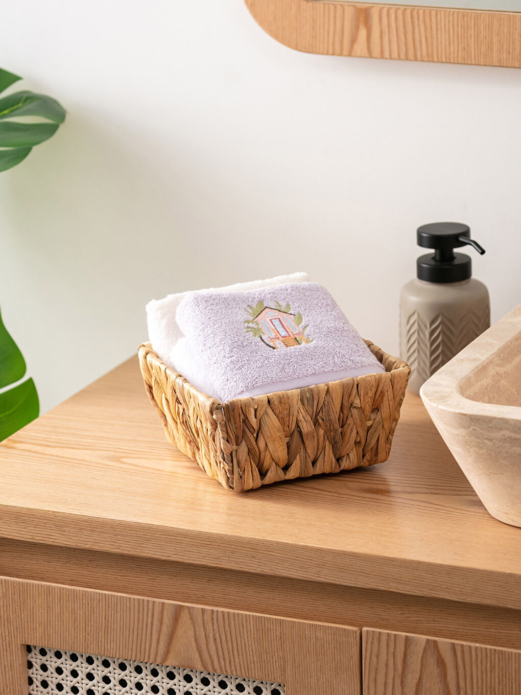 Вышитое Хлопковое Полотенце Для Рук 30x50 См