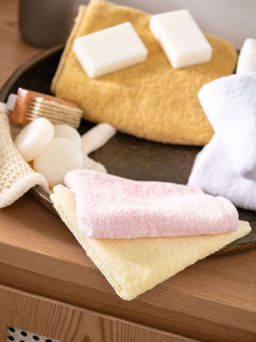 فوط يد سادة - مجموعتين - 30x30 سم-2