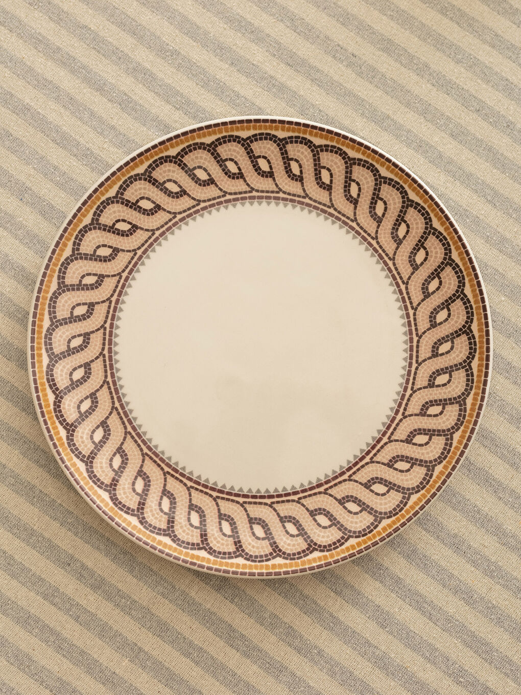 LCW HOME Mosaic Printed Ceramic Serving Plate 26 Cm -S2JQ08Z8-F9C
