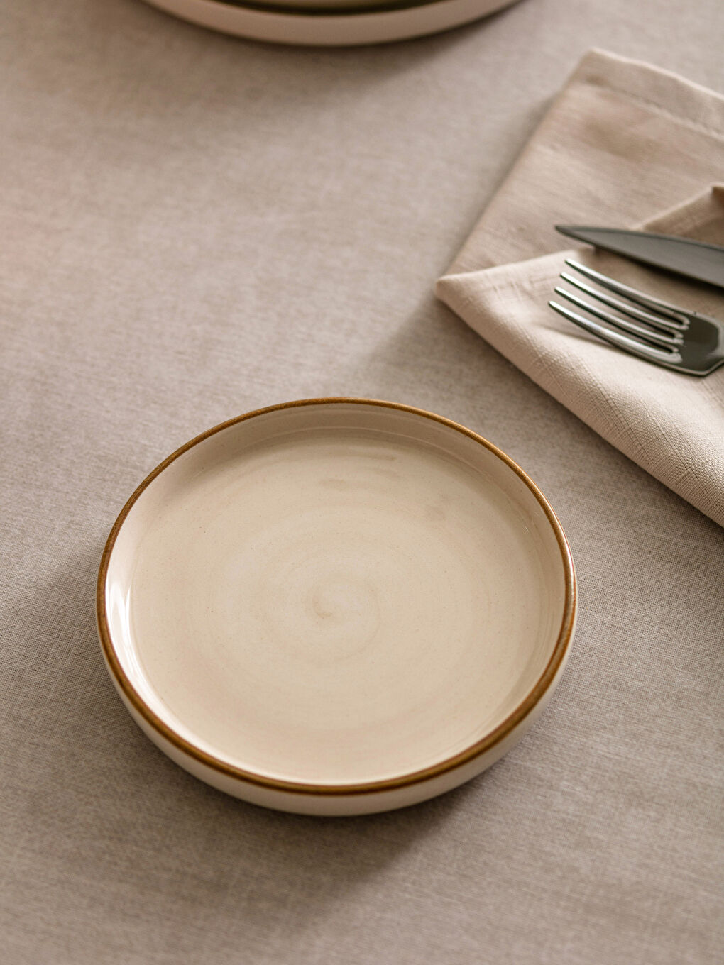 LCW HOME Flat Ceramic Plate 13 Cm -S2JQ13Z8-SCC