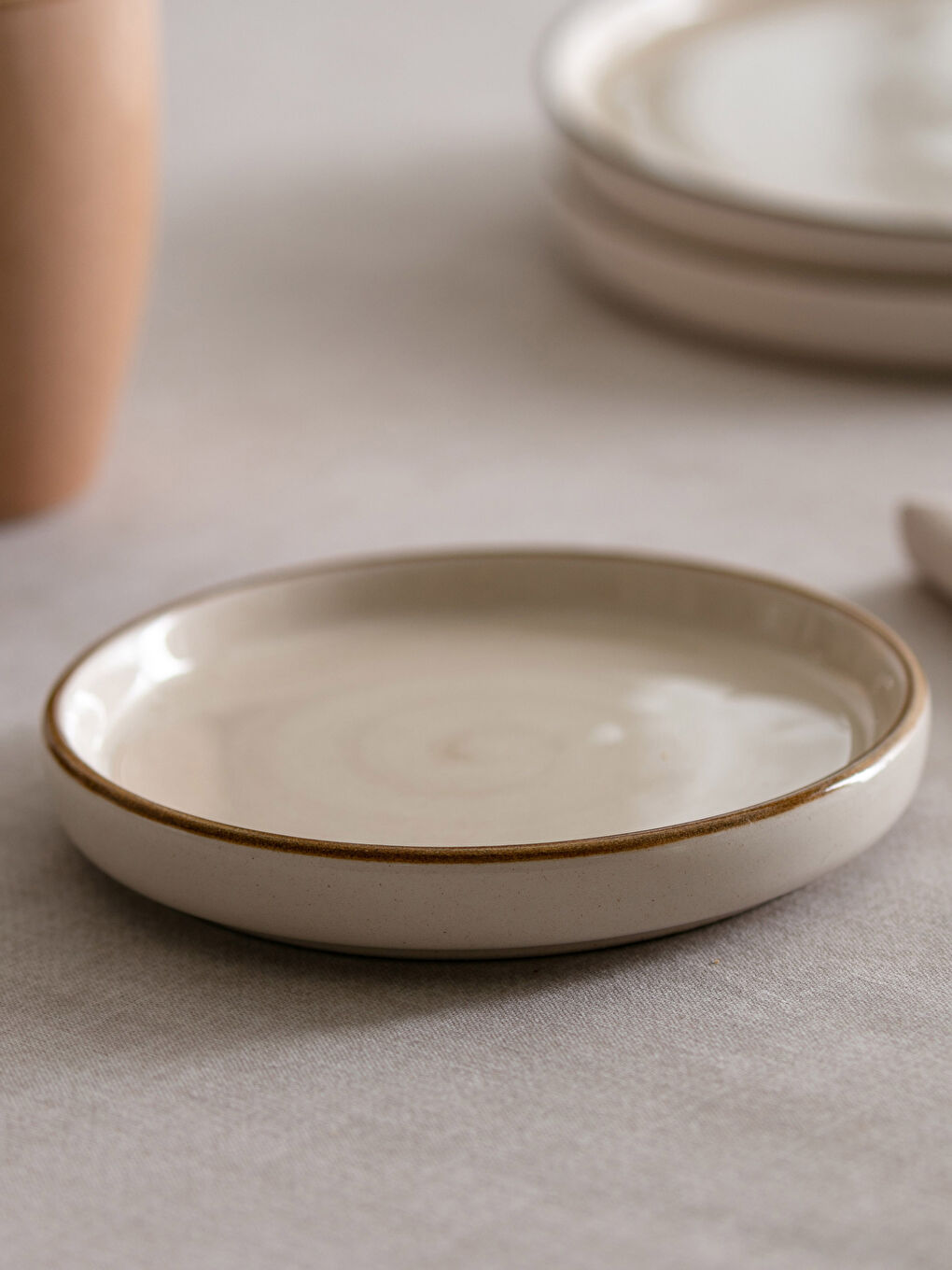 LCW HOME Flat Ceramic Plate 13 Cm -S2JQ13Z8-SCC