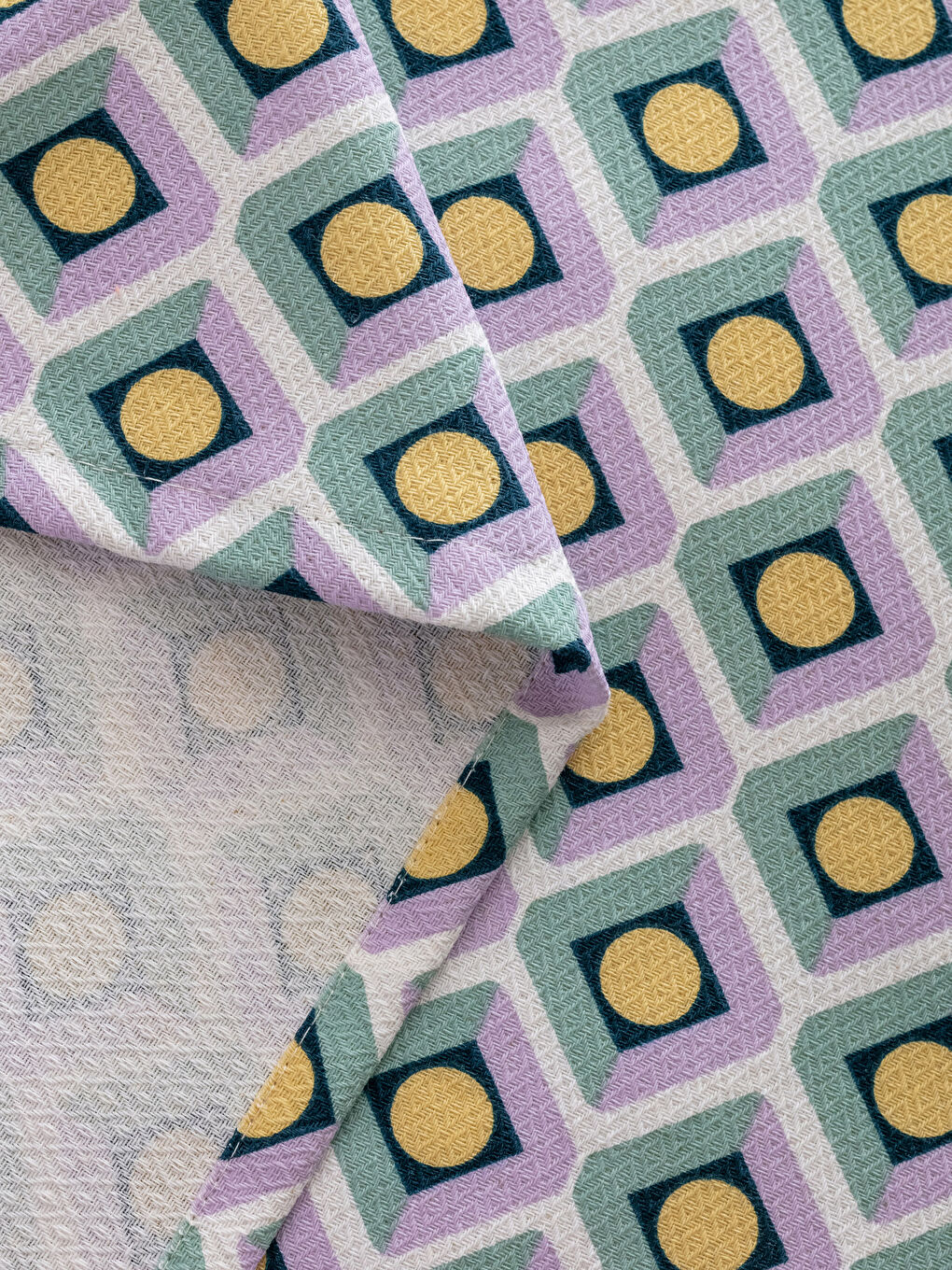 Karışık Pamuklu Desenli Çift Kişilik Pike Seti-5