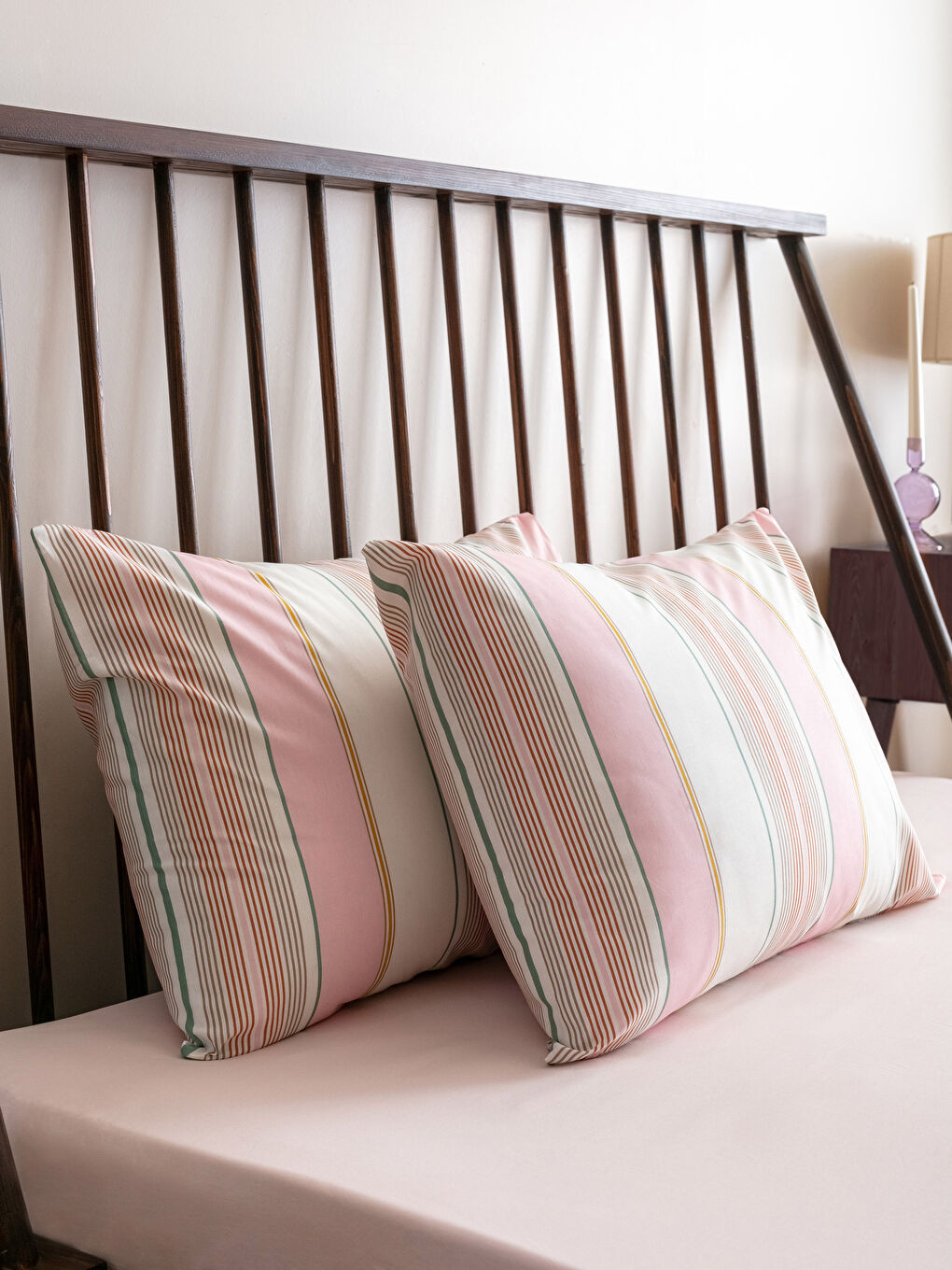 Striped Cotton Pillowcase 2 Pack 50x70 Cm -S2JY09Z8-F9C