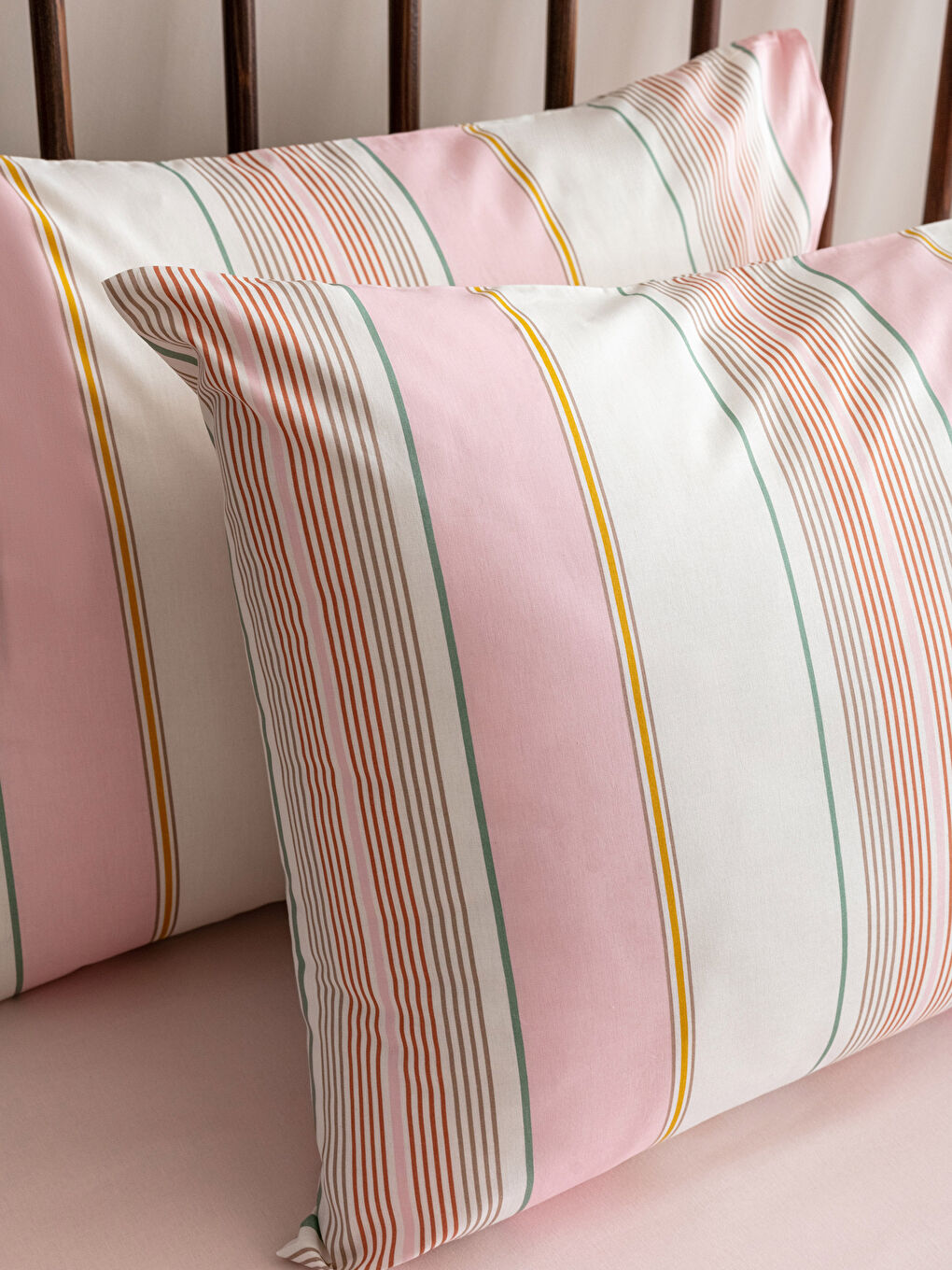 Striped Cotton Pillowcase 2 Pack 50x70 Cm -S2JY09Z8-F9C