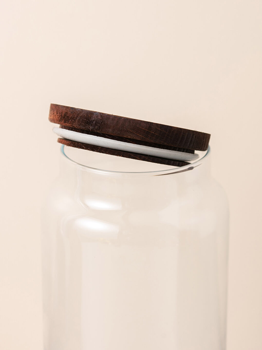 Flat Glass Jar 1400 Ml-3