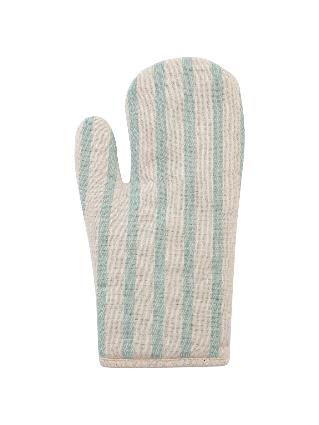 Striped Cotton Oven Gloves-4