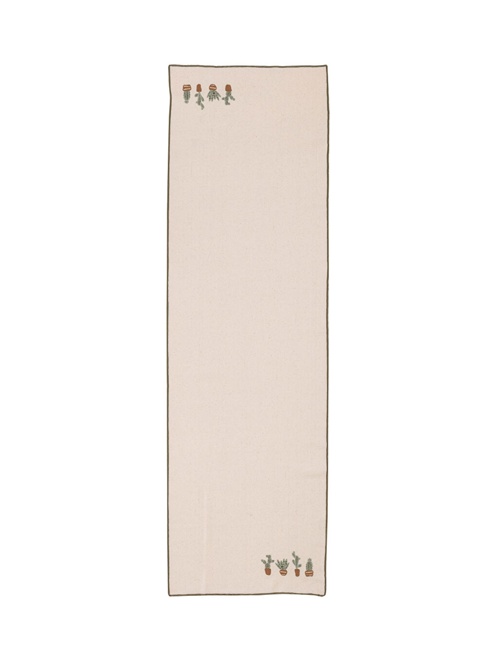 Cactus Embroidered Runner 45x150 Cm-2
