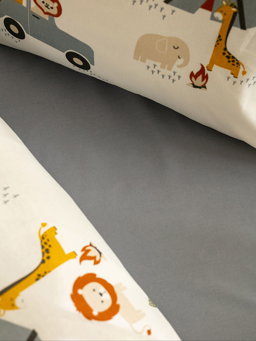 Karışık Desenli Pamuklu Bebek Nevresim Takımı-2