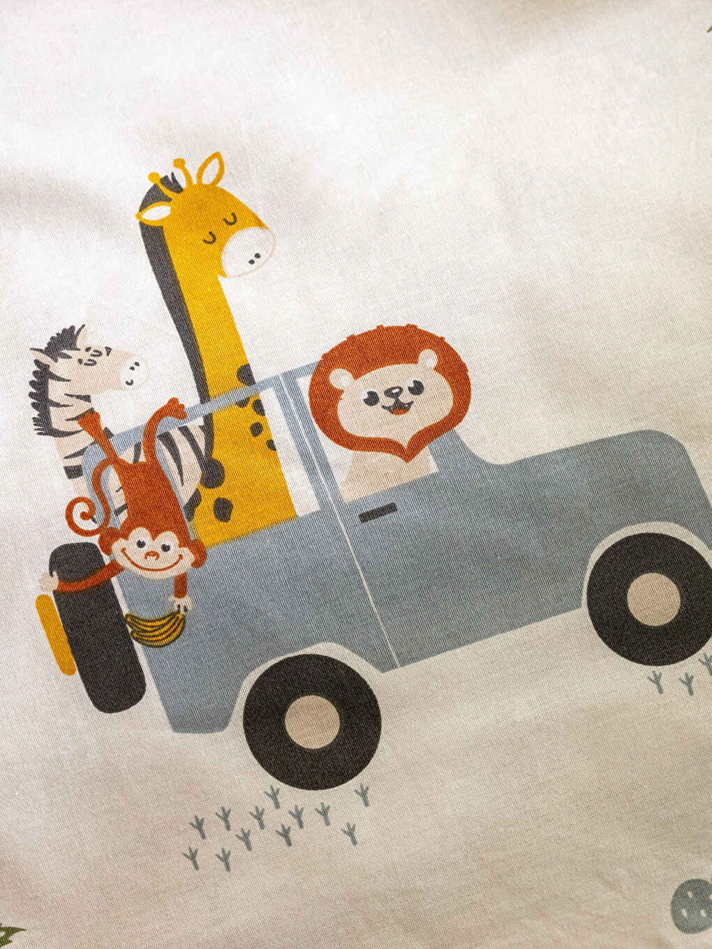 Karışık Desenli Pamuklu Bebek Nevresim Takımı-3