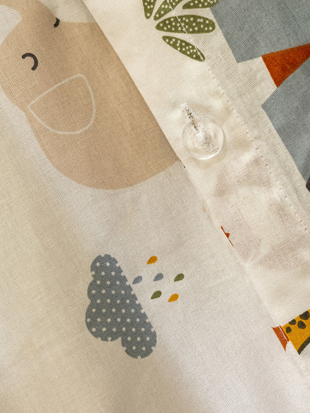 Karışık Desenli Pamuklu Bebek Nevresim Takımı-4