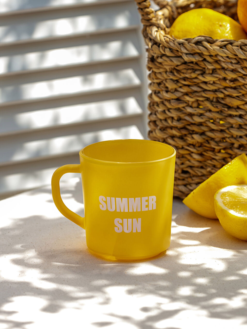 Text Printed Glass Mug 250 Ml-1