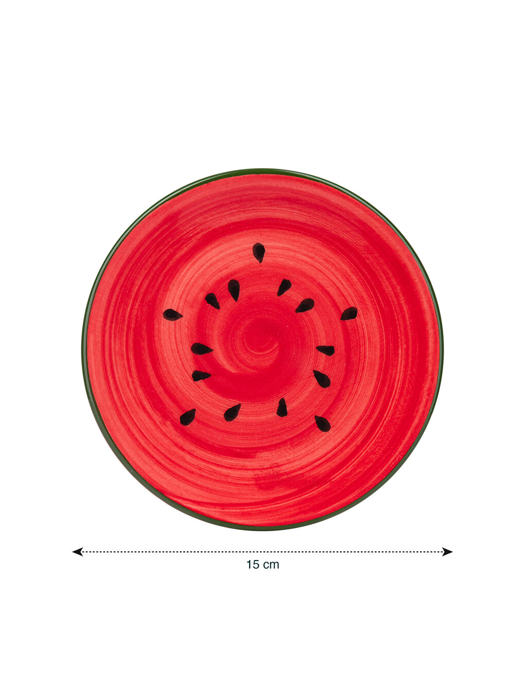 LCW HOME Wassermelone Bedruckter Keramik Kuchenteller 15 Cm -S2K788Z8-F9C