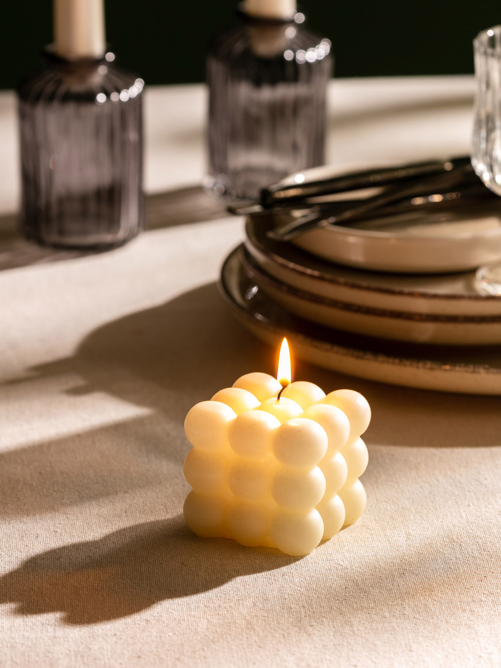 Decorative Bubble Candle 5x5 Cm
