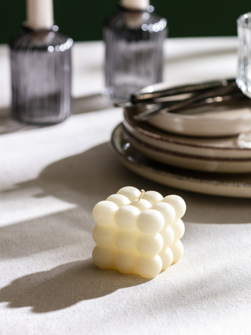 Decorative Bubble Candle 5x5 Cm-1