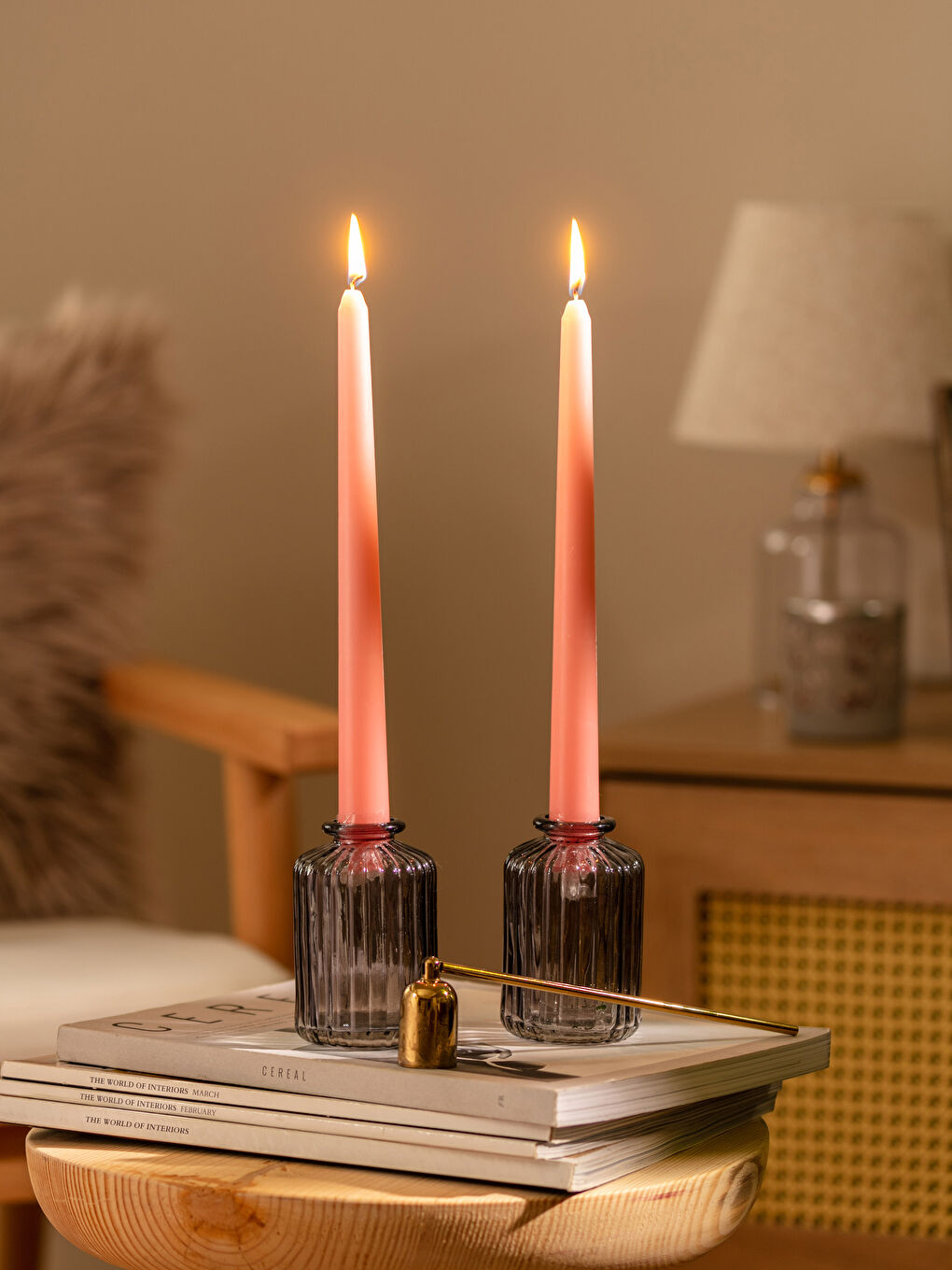 Decorative Candle 2 Pack 24 cm -S2K831Z8-LT4