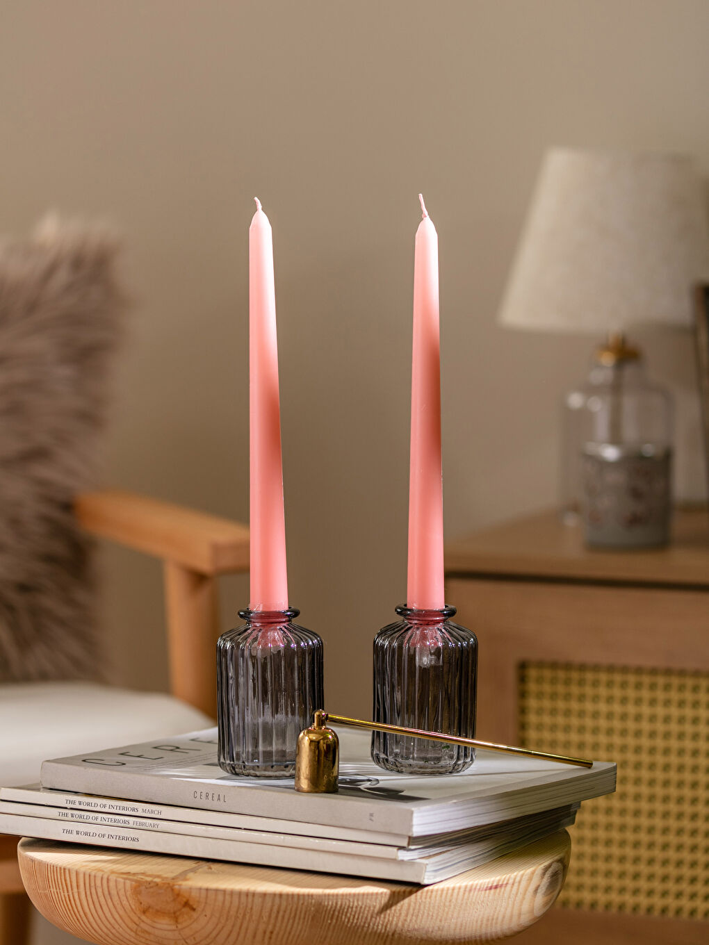 Decorative Candle 2 Pack 24 cm -S2K831Z8-LT4
