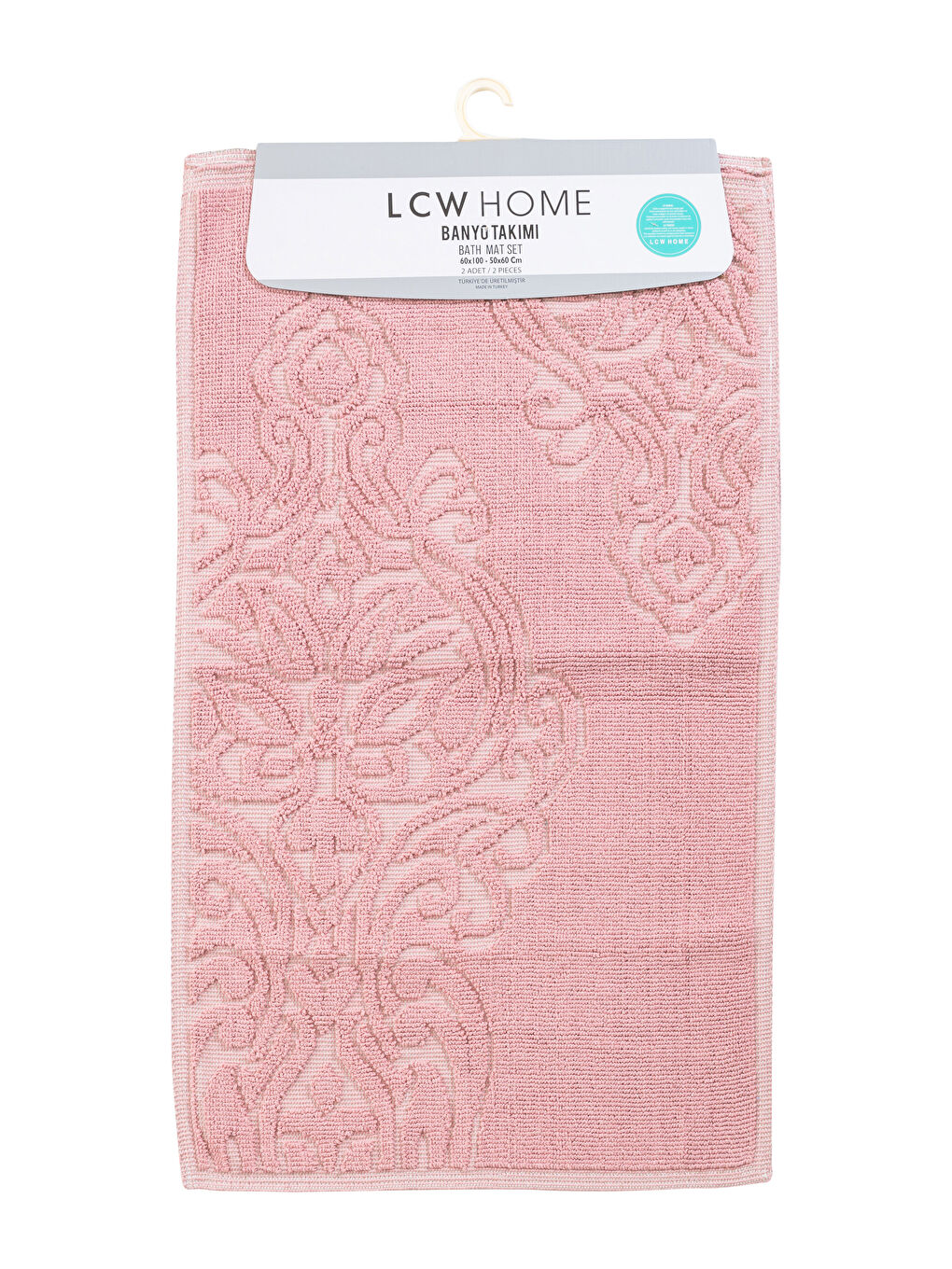 2-pack Figured Bath Mat -S2KC22Z8-LT4