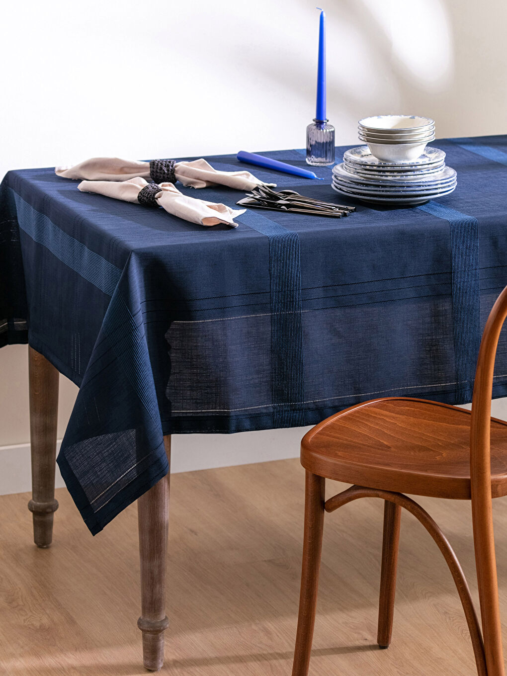 LCW HOME Line Detailed Tablecloth 150x200 Cm -S2KF74Z8-HGJ