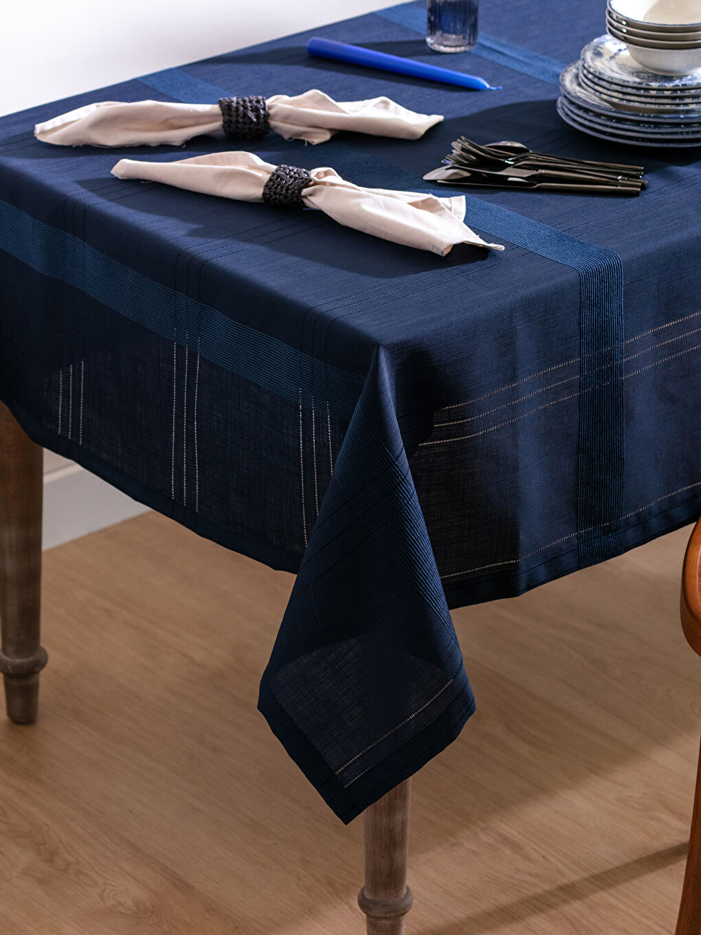 LCW HOME Line Detailed Tablecloth 150x200 Cm -S2KF74Z8-HGJ