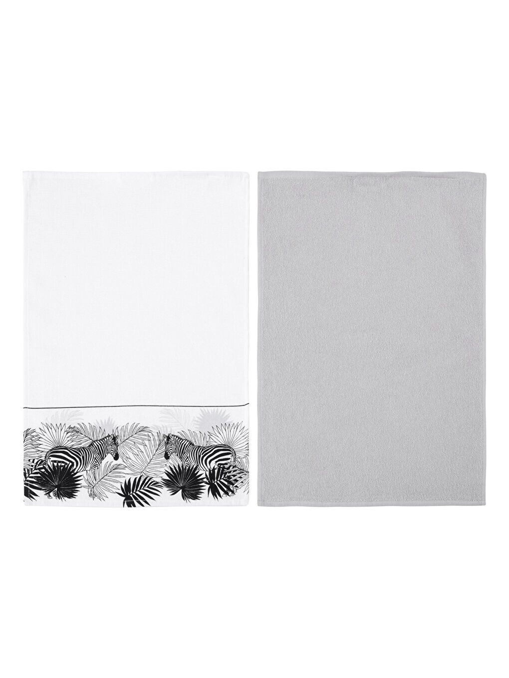 LCW HOME Printed Drying Cloth 2 Pieces 40x60 Cm -S2KF83Z8-F9C
