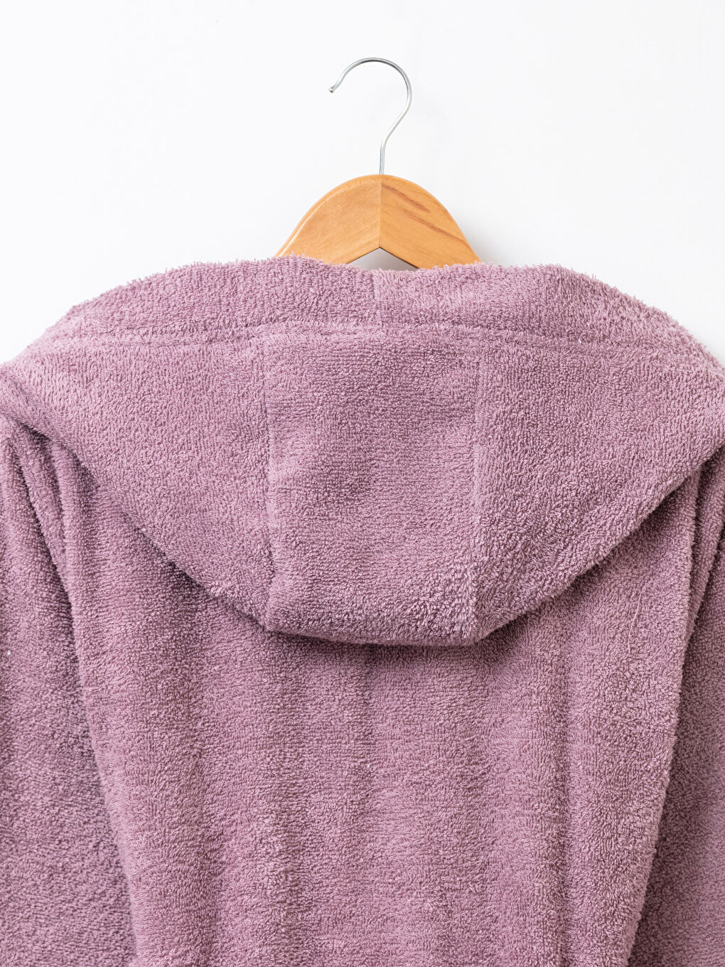 LCW HOME Plain Long Hooded Women's Bathrobe -S2KH72Z8-FBY