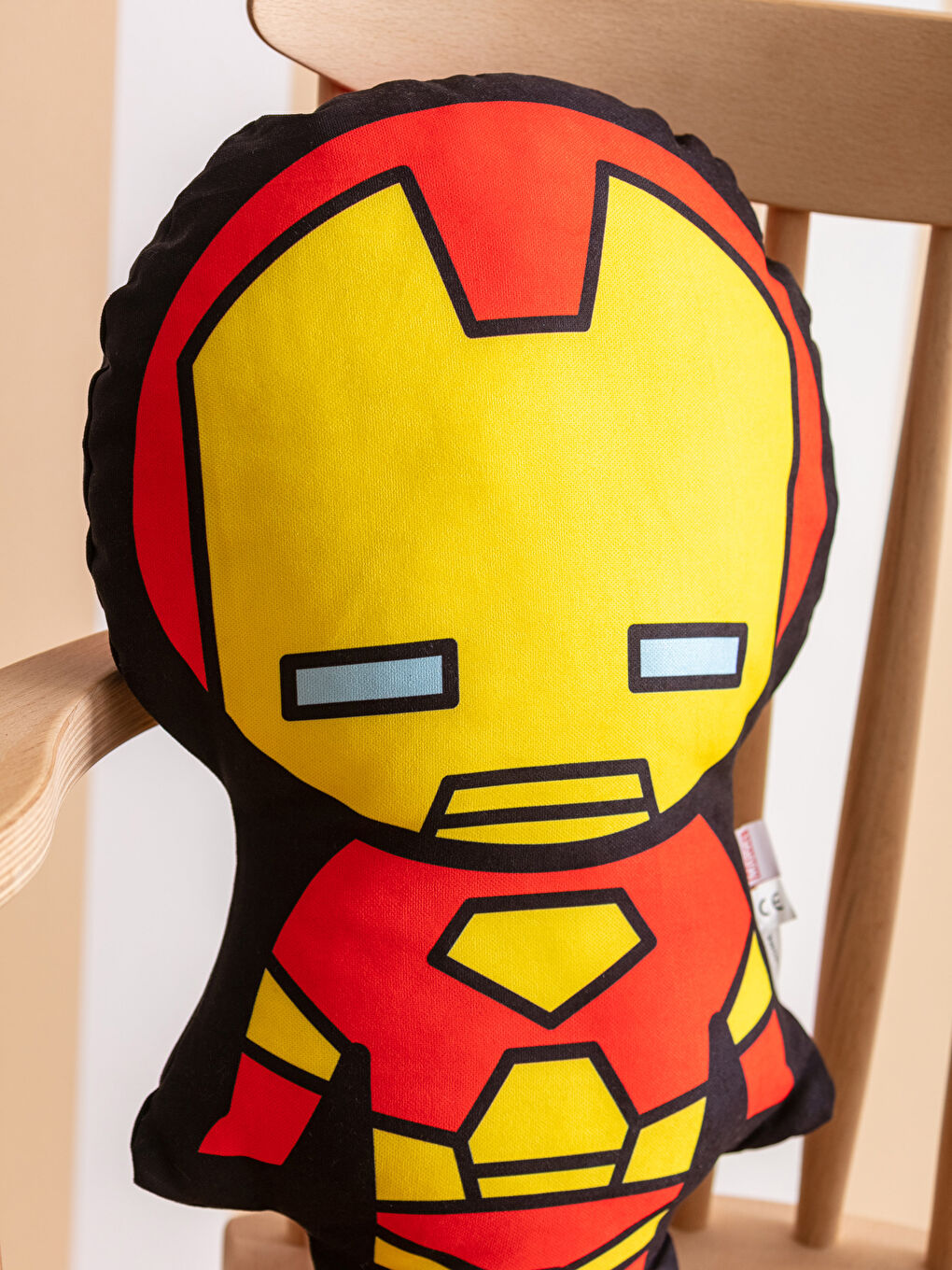 Темір адам лицензияланған сәбиге арналған жастықша 25x45 см-2