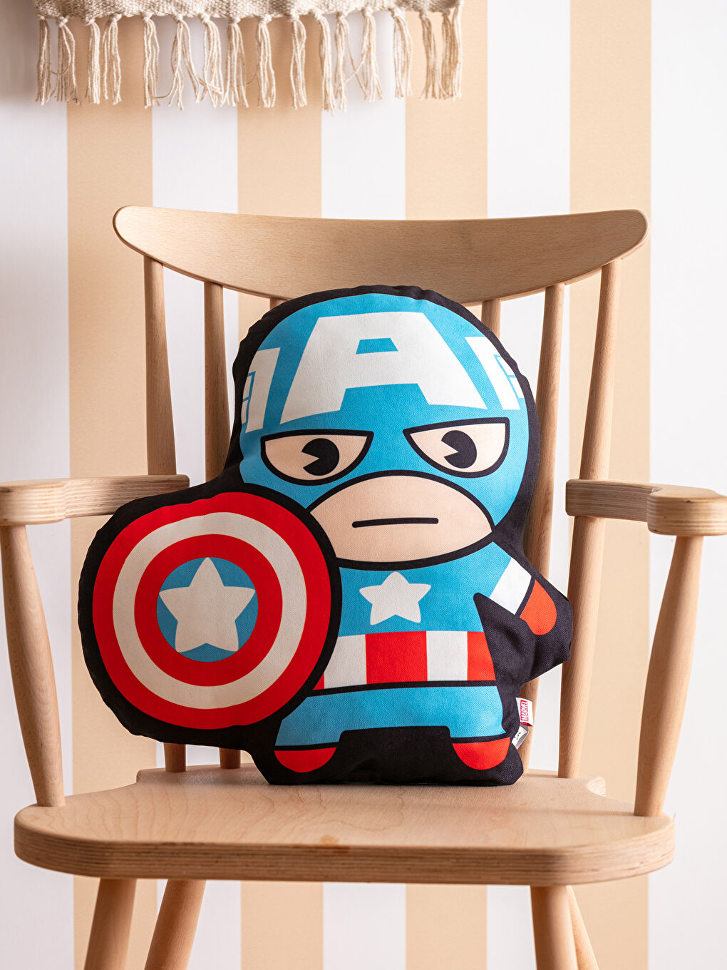 LCW HOME Captain America Licensed Baby Throw Pillow 40x42 Cm -S2KK04Z1-F9C