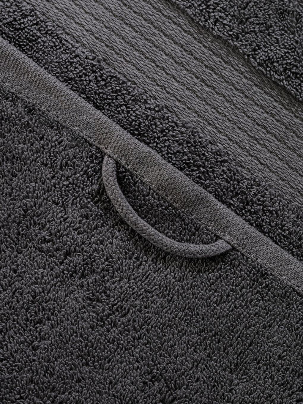 Serviette d'invité en coton uni 30x50 cm-4