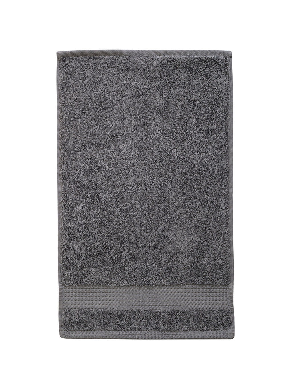 Serviette d'invité en coton uni 30x50 cm-5